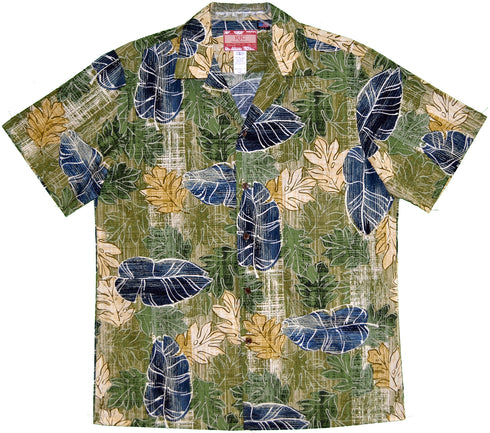 Pale Free Falling Leaf Men's Hawaiian Shirt